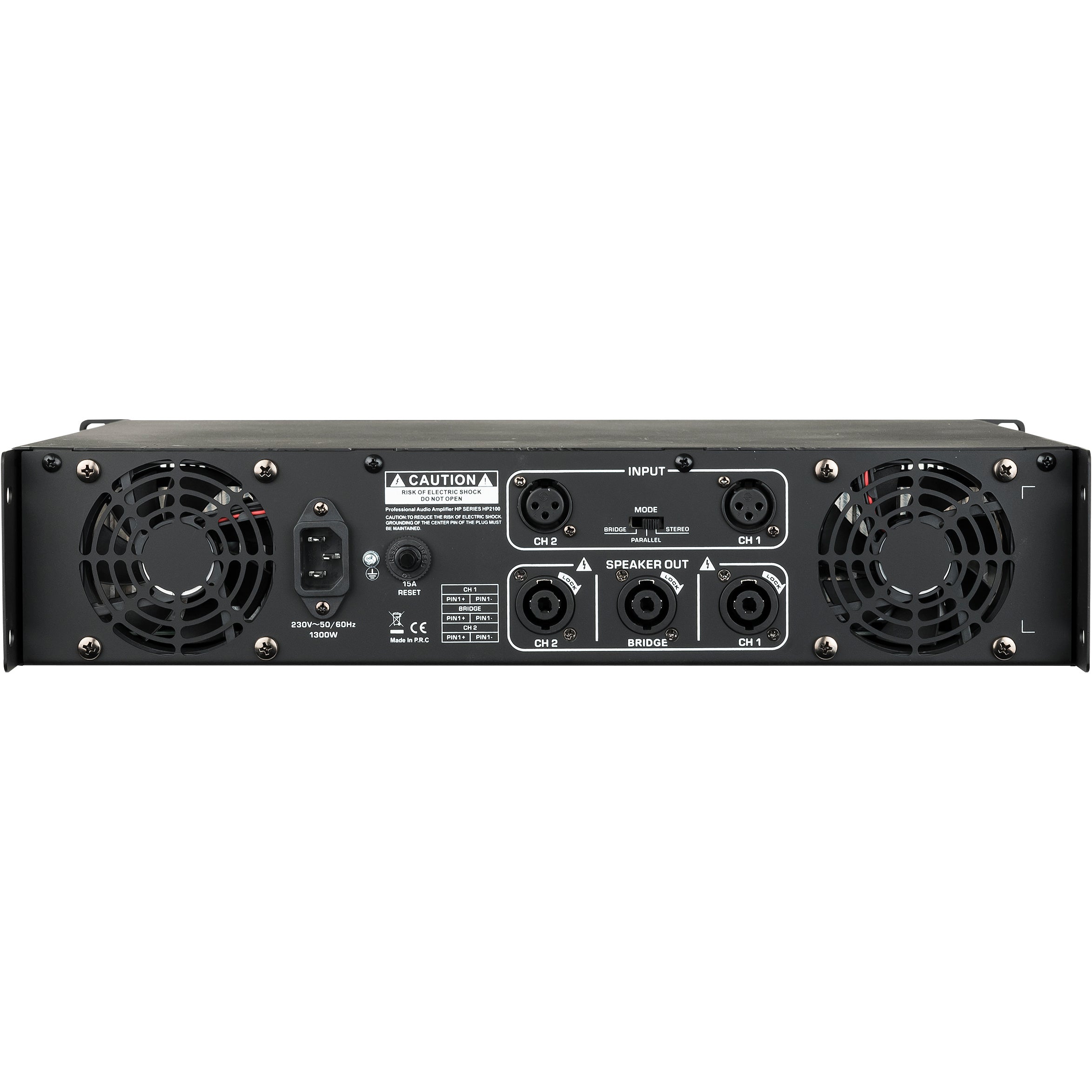 DAP HP-2100 klasse H versterker 2x 1000W @ 4 Ohm