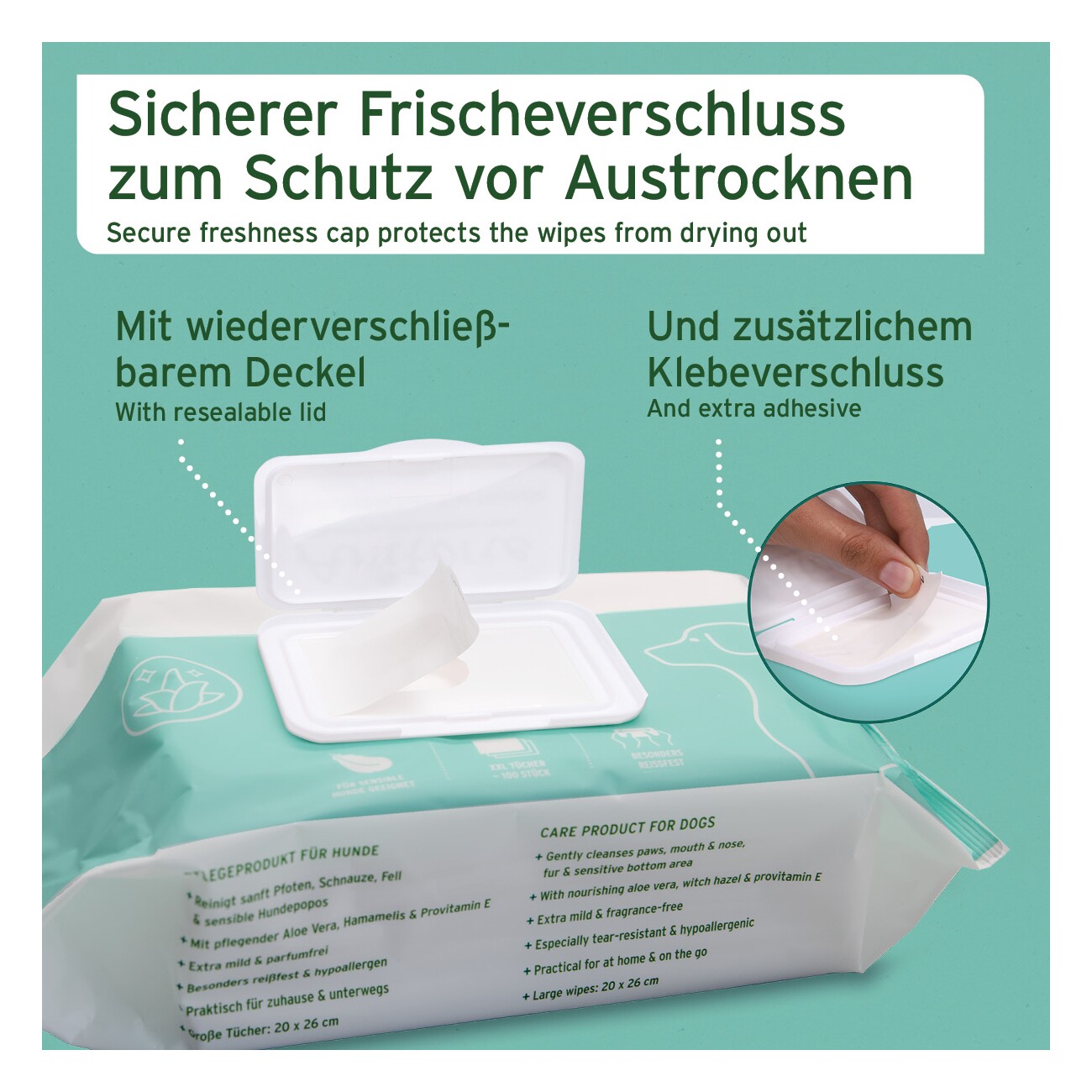 AniForte Pflegetücher 100 Stück