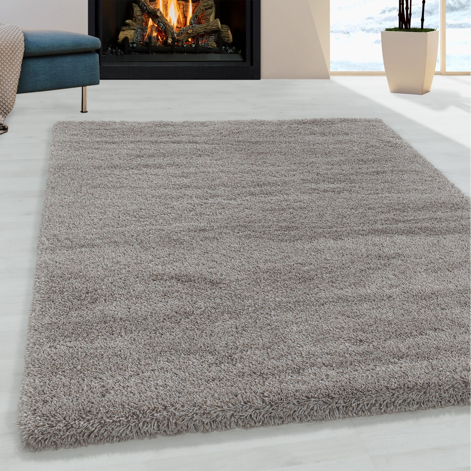 Wunderschöne Shaggy Hochflor Langflor 30mm Shaggy Teppich in Verschiedene Farben