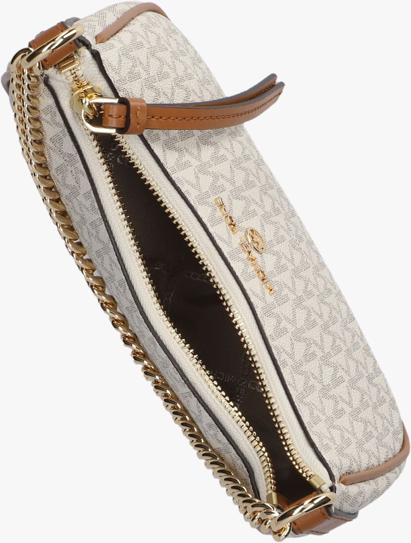 MICHAEL KORS beige michael kors schoudertas sm chain pouchette
