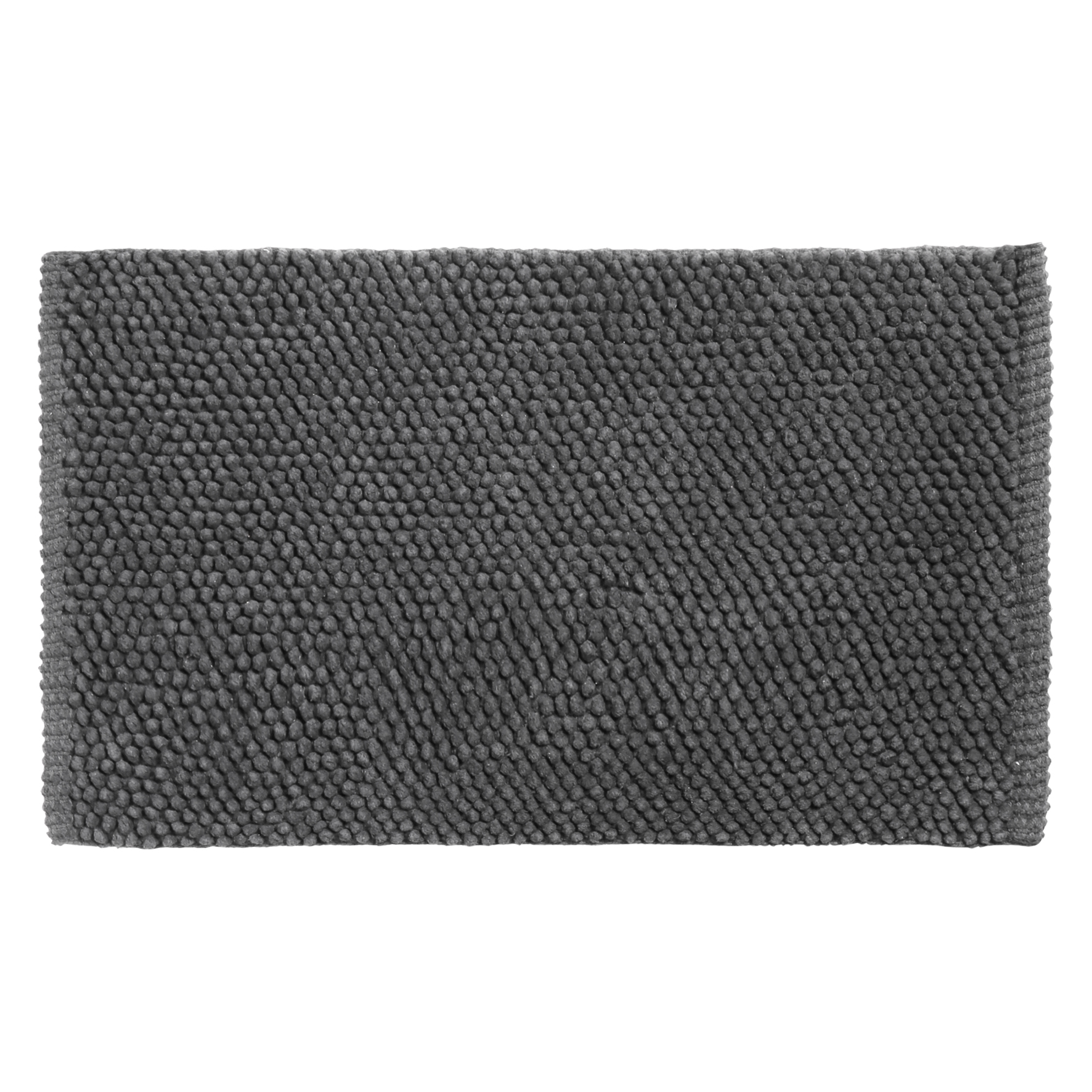 Differnz Popcorn badmat 50x80cm antraciet