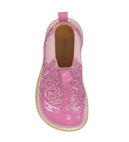 Angulus Stiefel - Chelsea - Heather m. Glitzer