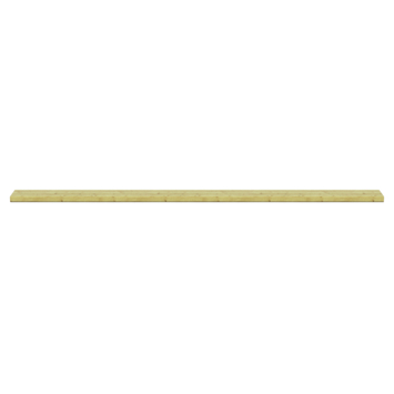 Blokhutprofiel grenenhout geschaafd ca. 2,8 x 14,5 mm, lengte ca. 180 cm