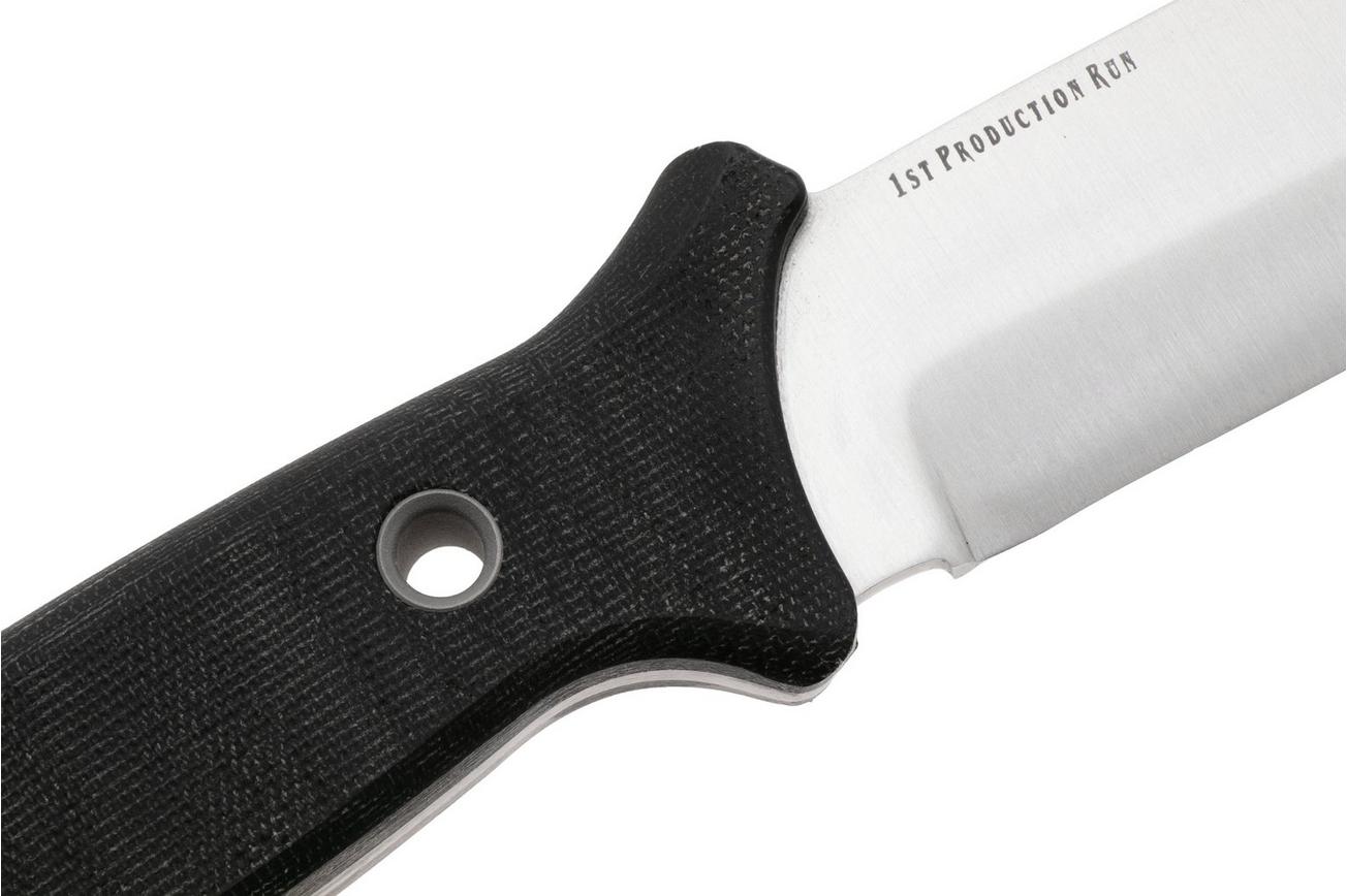 Bark River Gen 2 Bravo 6 CPM 3V, Black Canvas Micarta, outdoormes