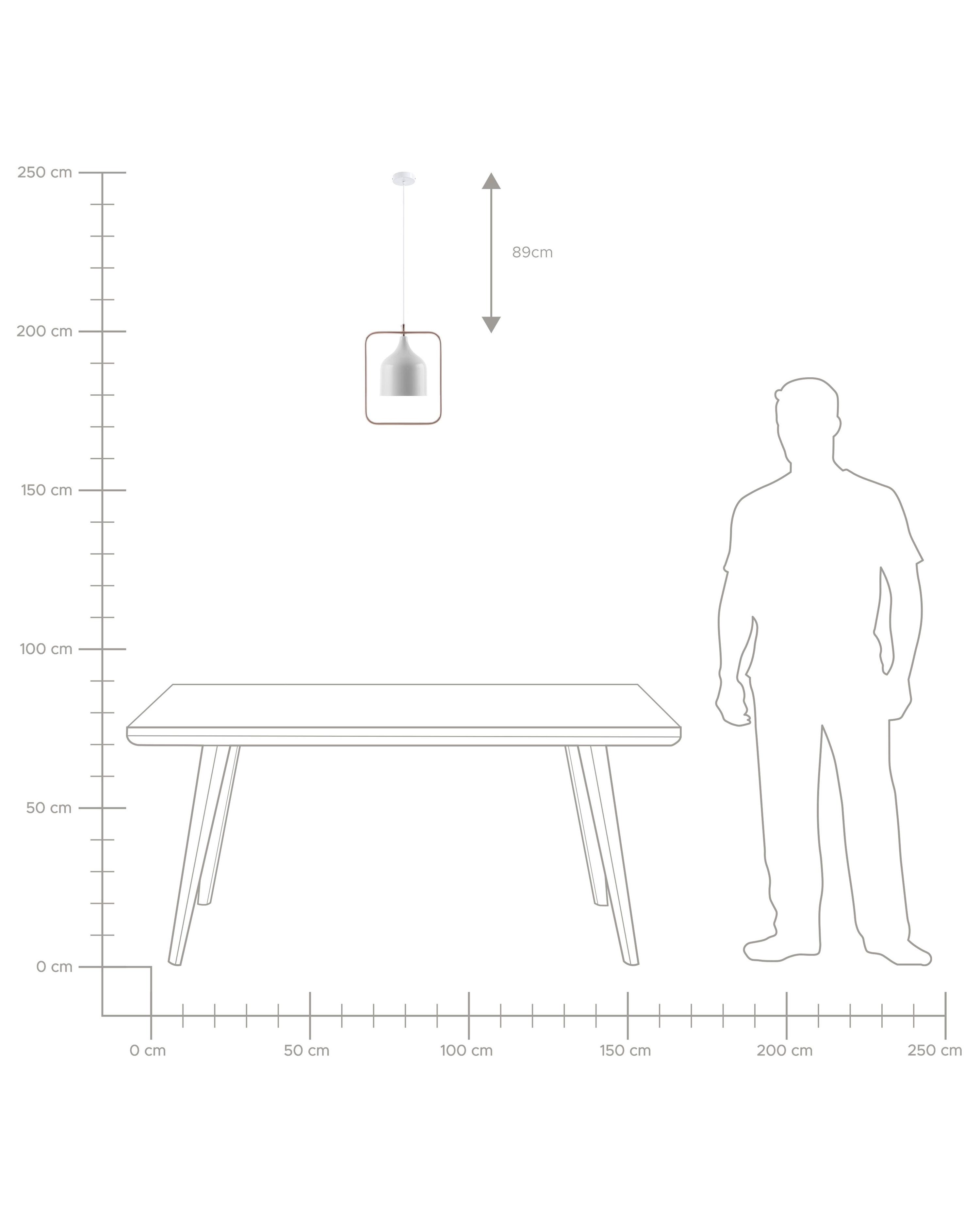 Hanglamp MAVONE Metaal Wit