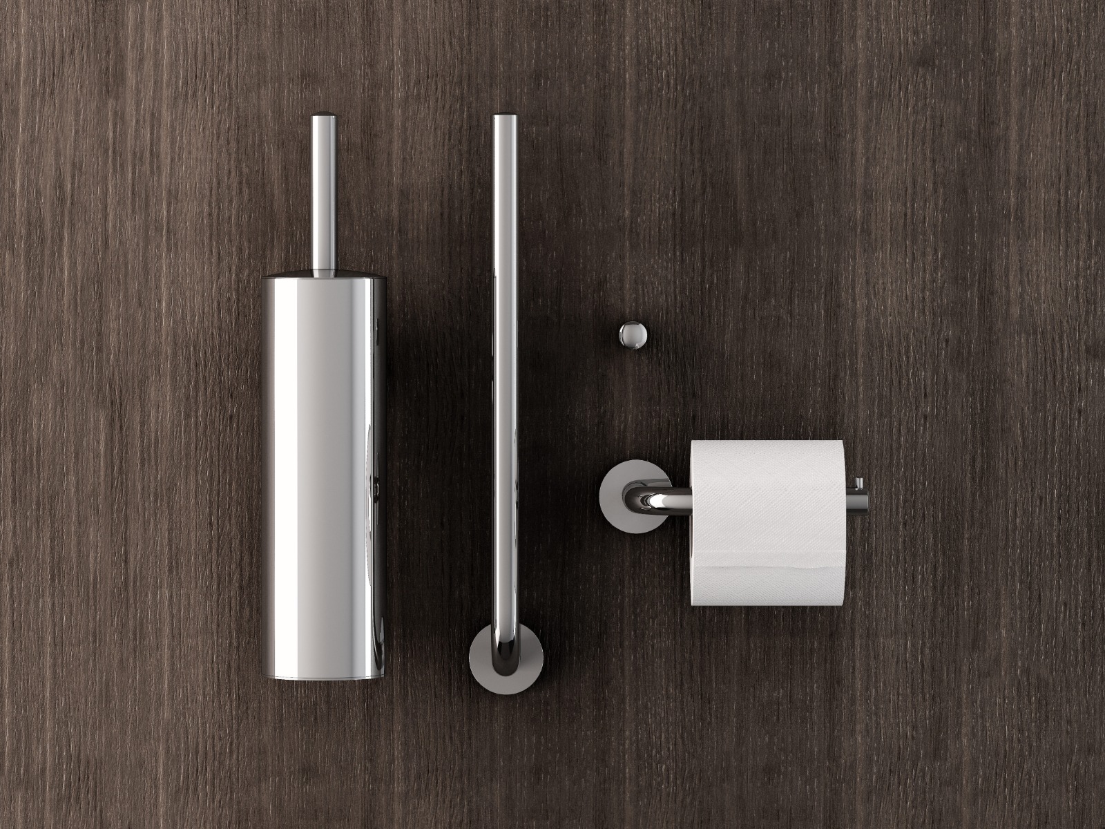 Clou InBe toiletaccessoiresset chroom