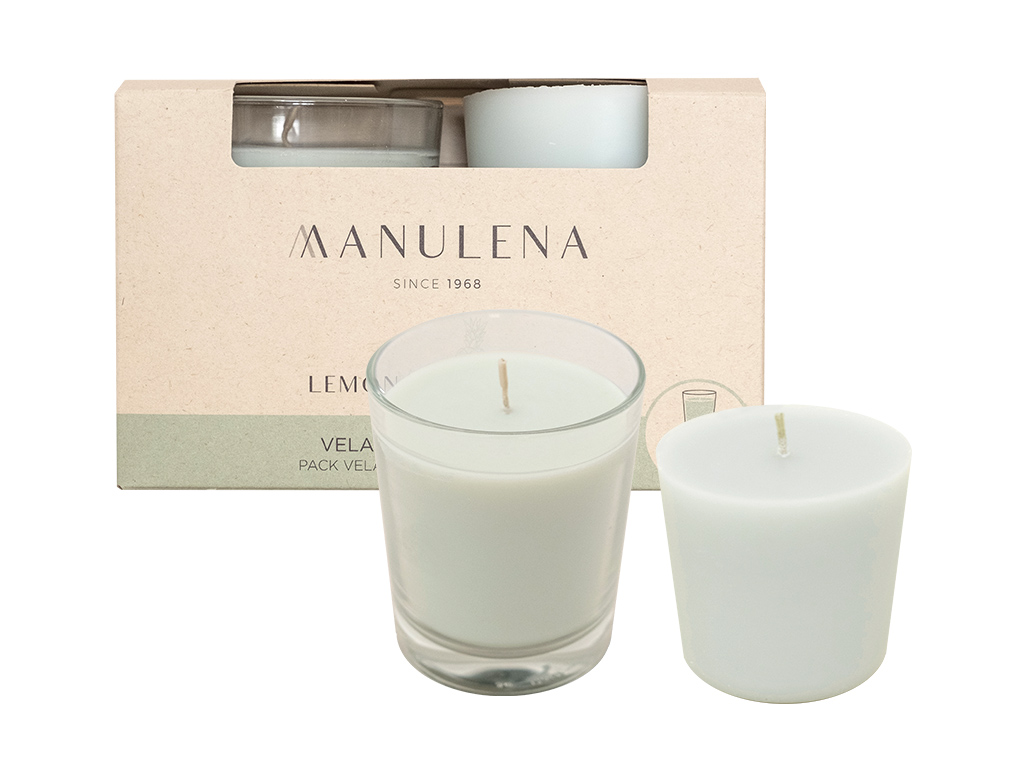 VELA ELIMINA ODORES MANULENA LEMON & PINEAPPLE 140G