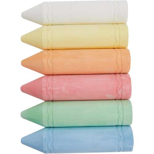 O’color Jumbo Straßenmalkreide 6er-Set