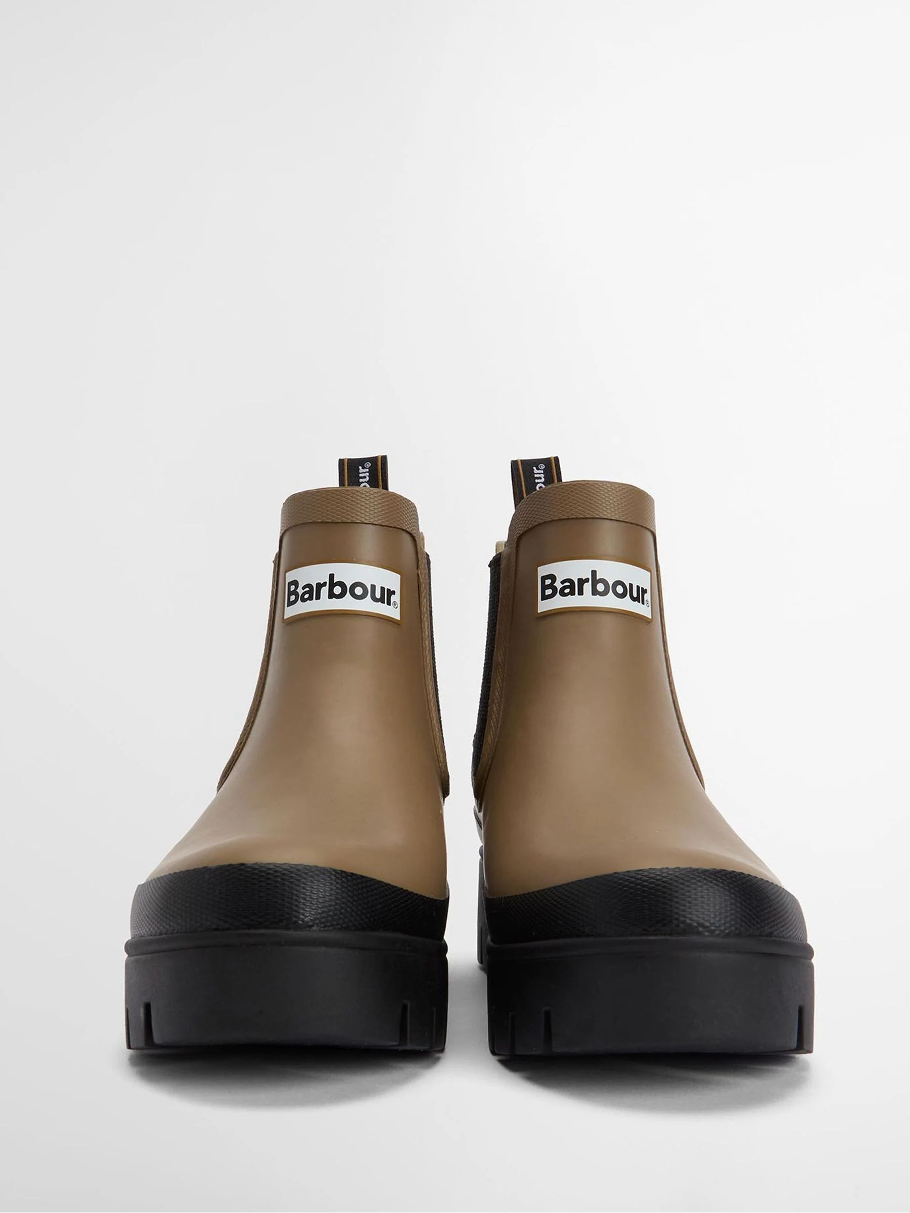 Crème - Barbour® Halton Chelsea Wellington laarzen