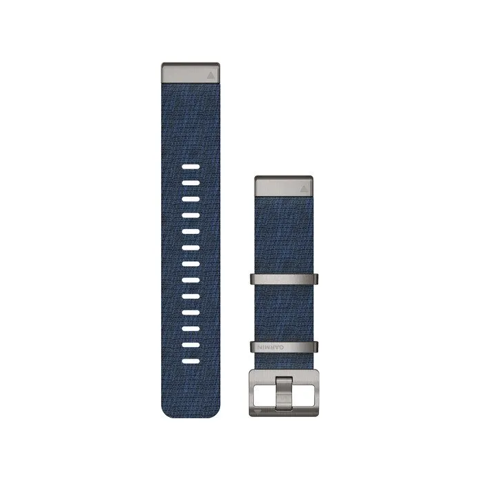 garmin 22mm quickfit band jacquard weave nylon indigo 39 010 12738 02 blue