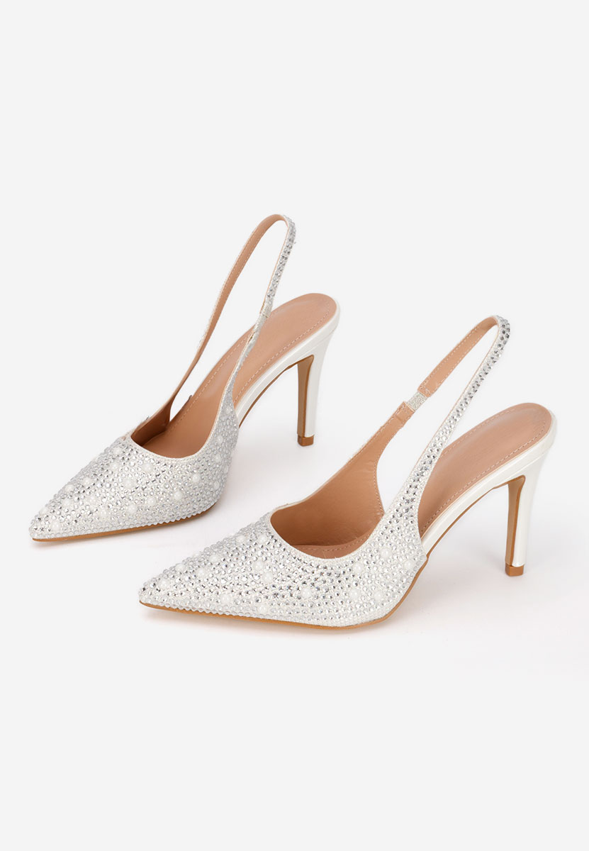 Chaussures slingback blancs Irenne