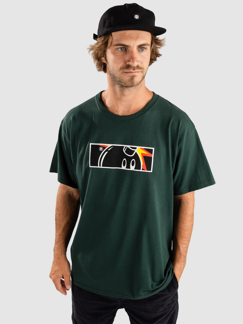Adam Bomb Rectangle T-Shirt forest