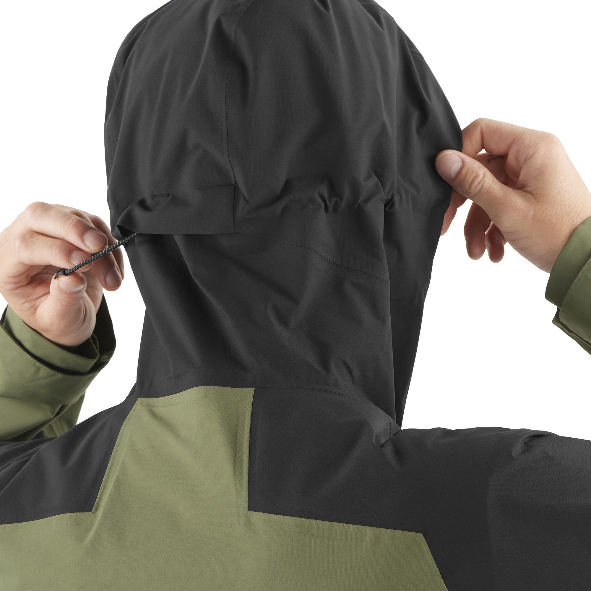 Salomon Outerpath 2.5-Lagen Regenjacke Herren schwarz
