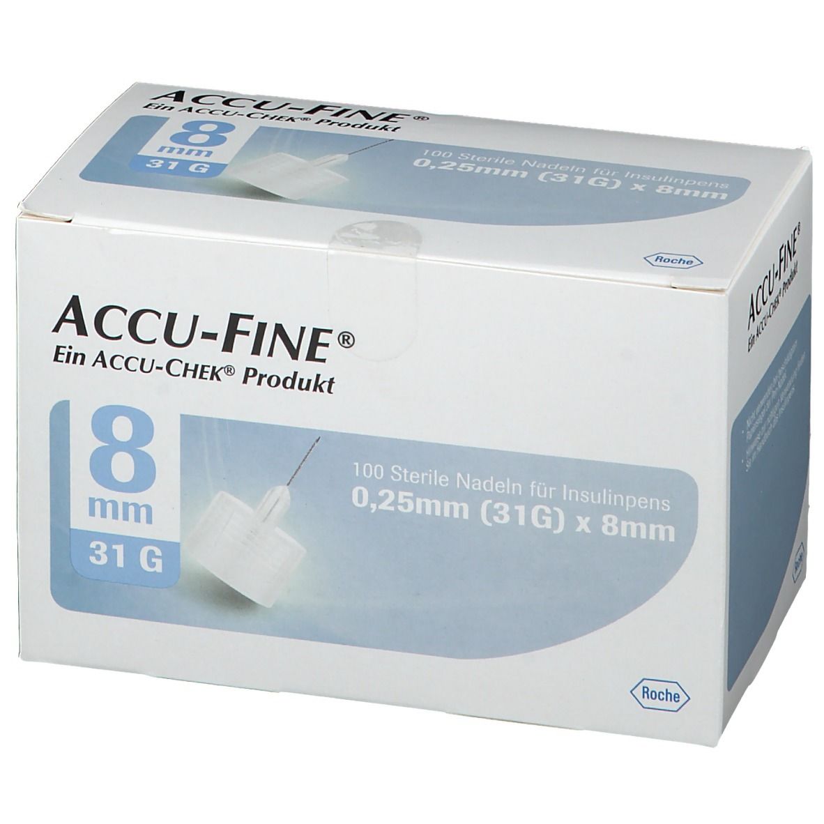 ACCU-FINE® sterile Nadeln 8 mm (31G)