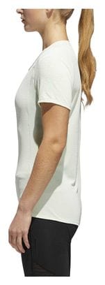 Maillot Manches Courtes adidas running Fran Supernova Blanc