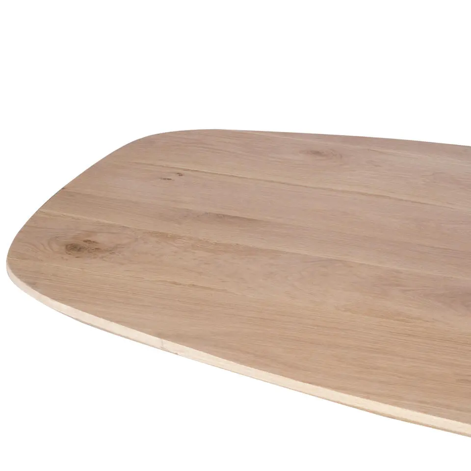 Eettafel Naturel Hout - 200x100x76cm - Ferris