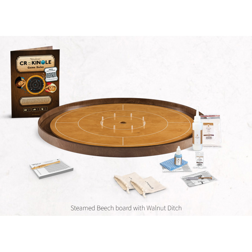 Woodestic Crokinole Tournament (Hêtre vapeur - Noyer)