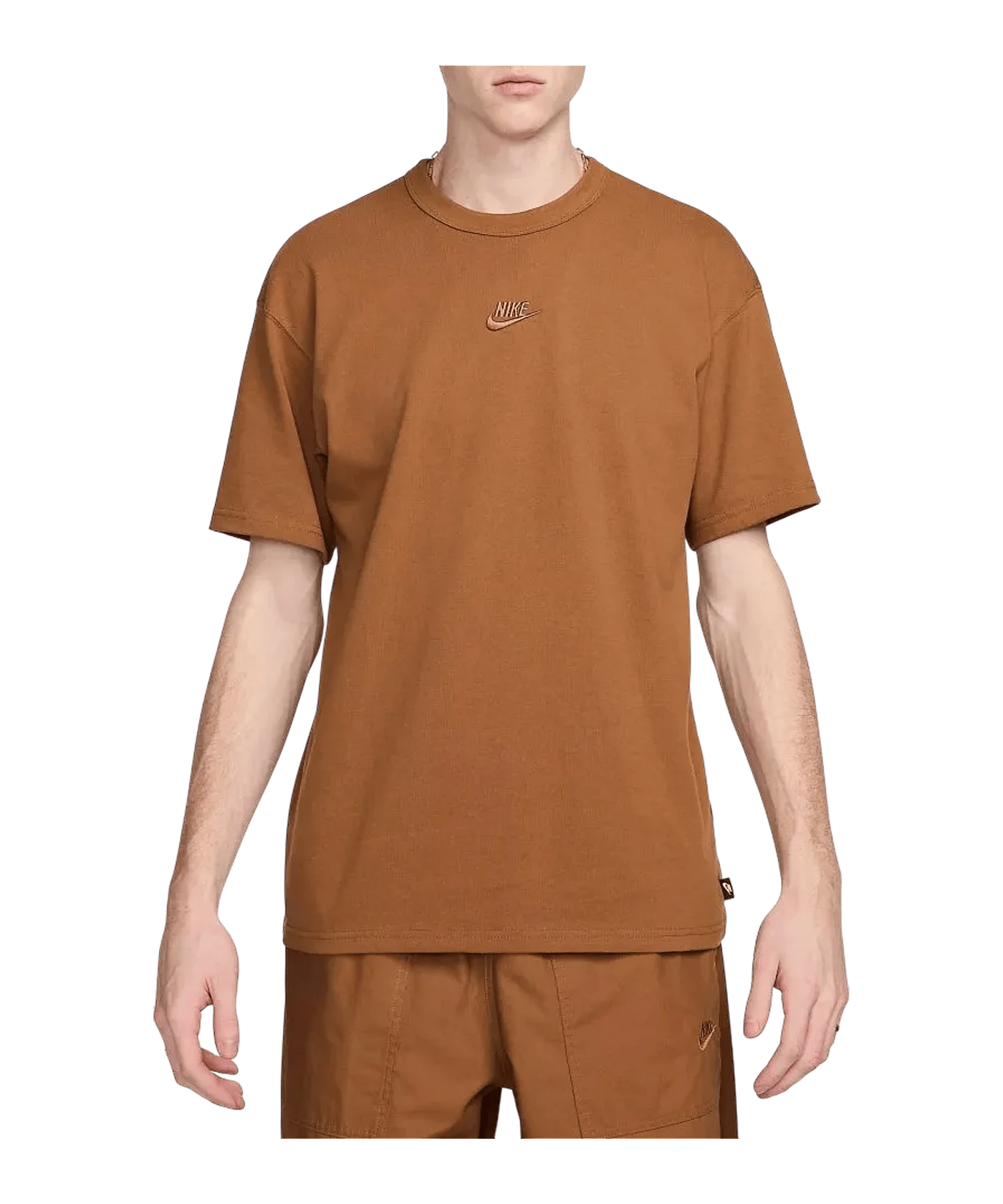 Nike Essentials Premium T-Shirt Braun F281