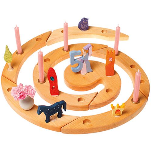 Grimm's decoratie figuur- paard blauw