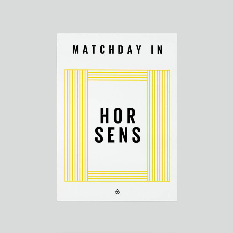 AC Horsens Plakat Stadion 50x70 cm