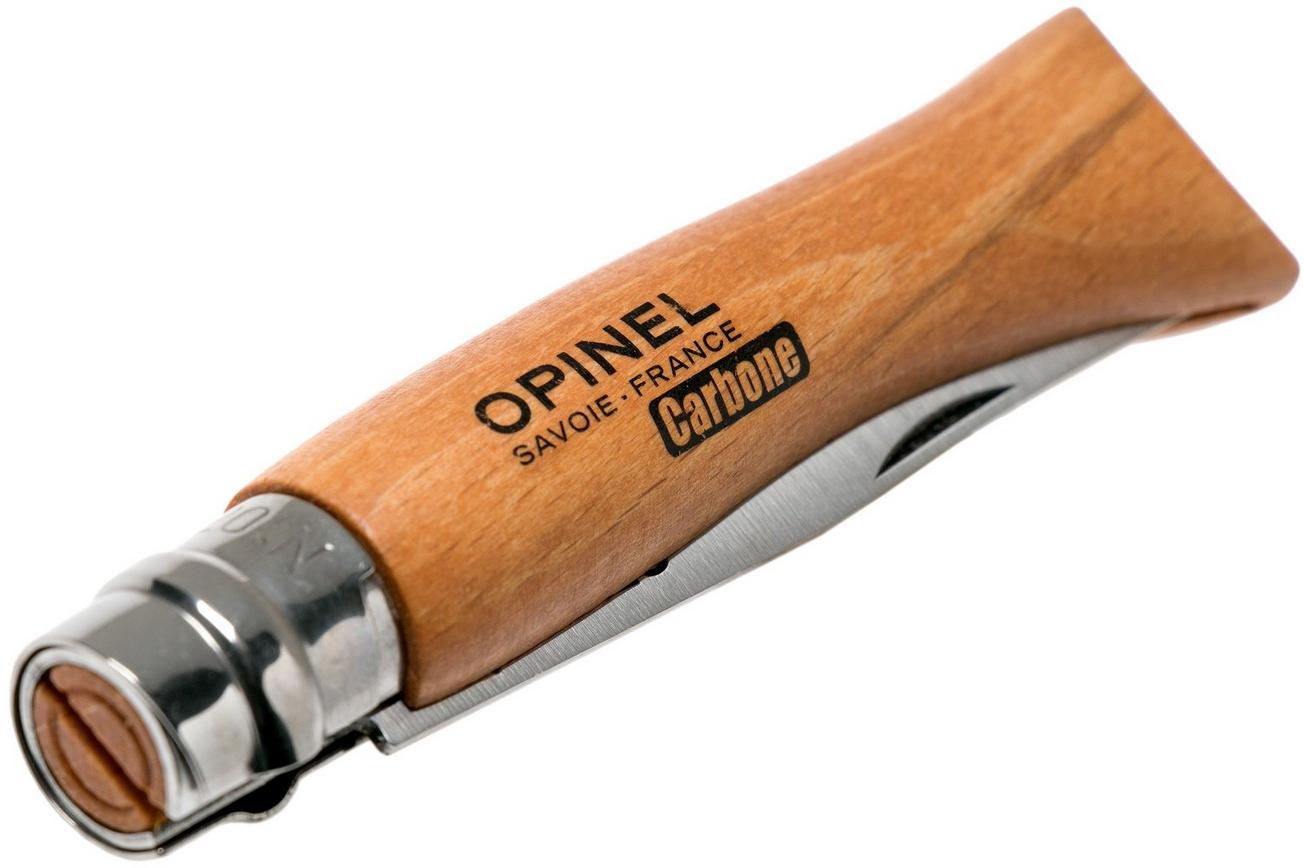 Opinel No. 07 zakmes Carbone, koolstofstaal
