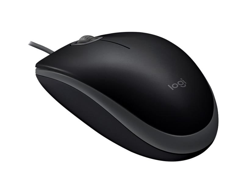 Logitech Maus B110 Silent Geräuscharme USB-Maus für Links- und Rechtshänder