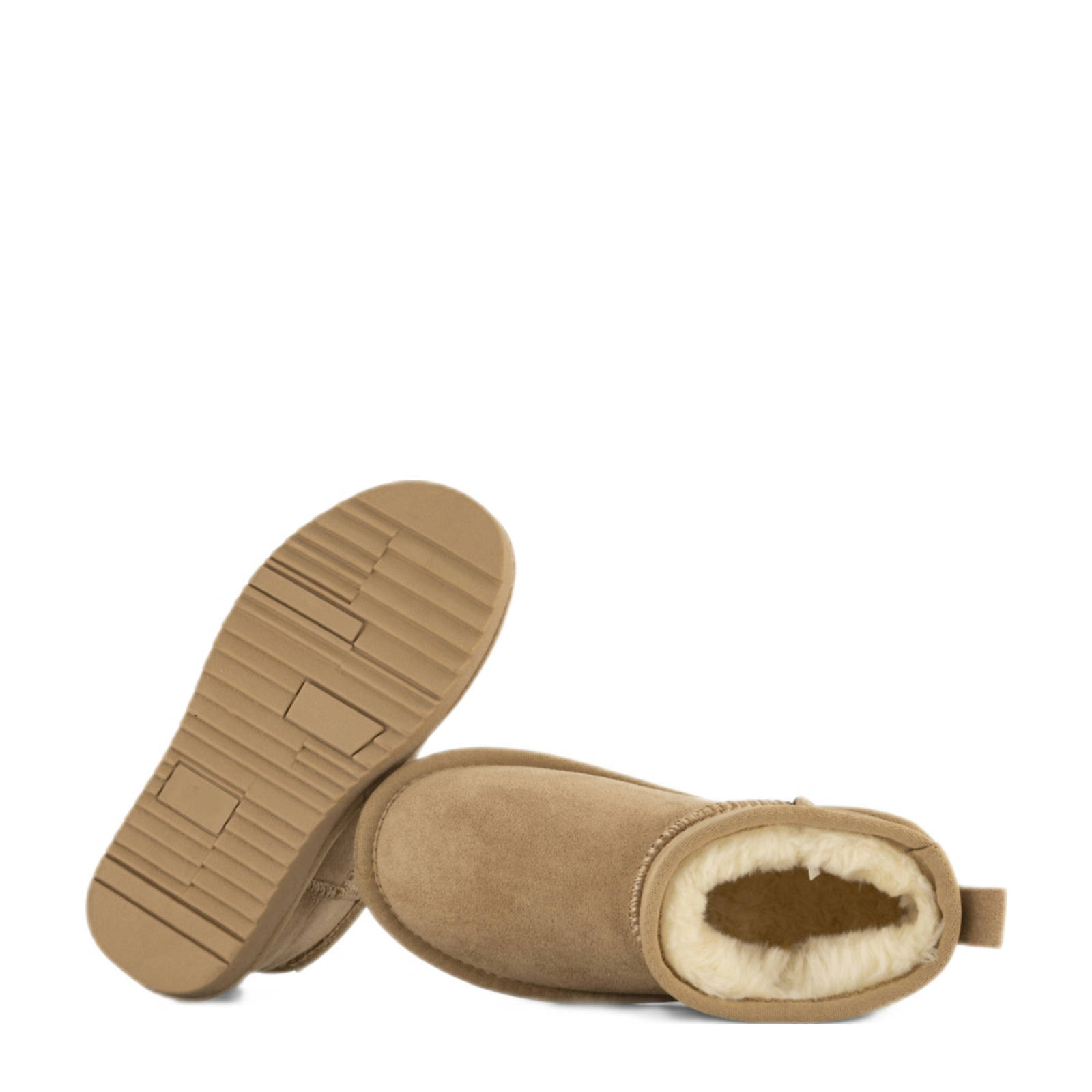 Graceland gevoerde enkelboots beige