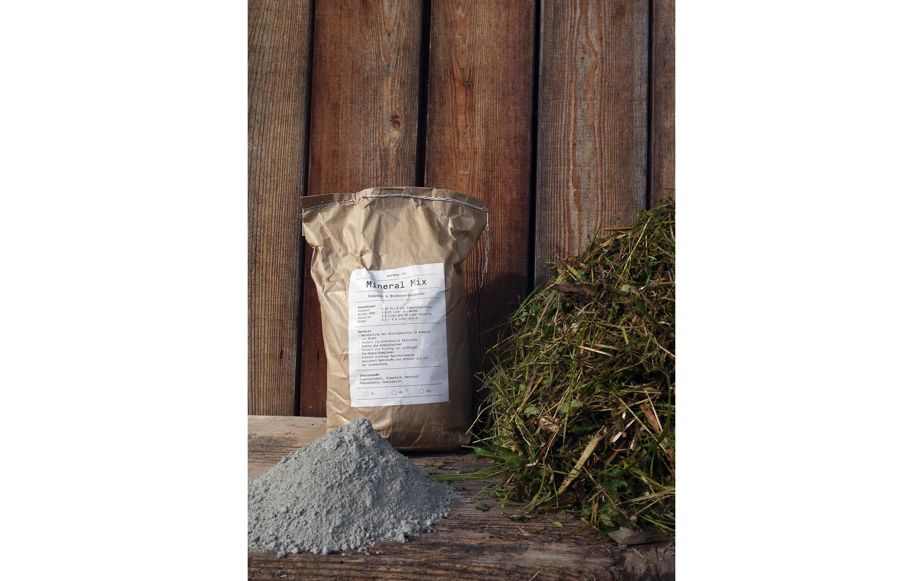 Mineral Mix Boost & BalanceMineral-Zutaten für WormUp-Komposter
