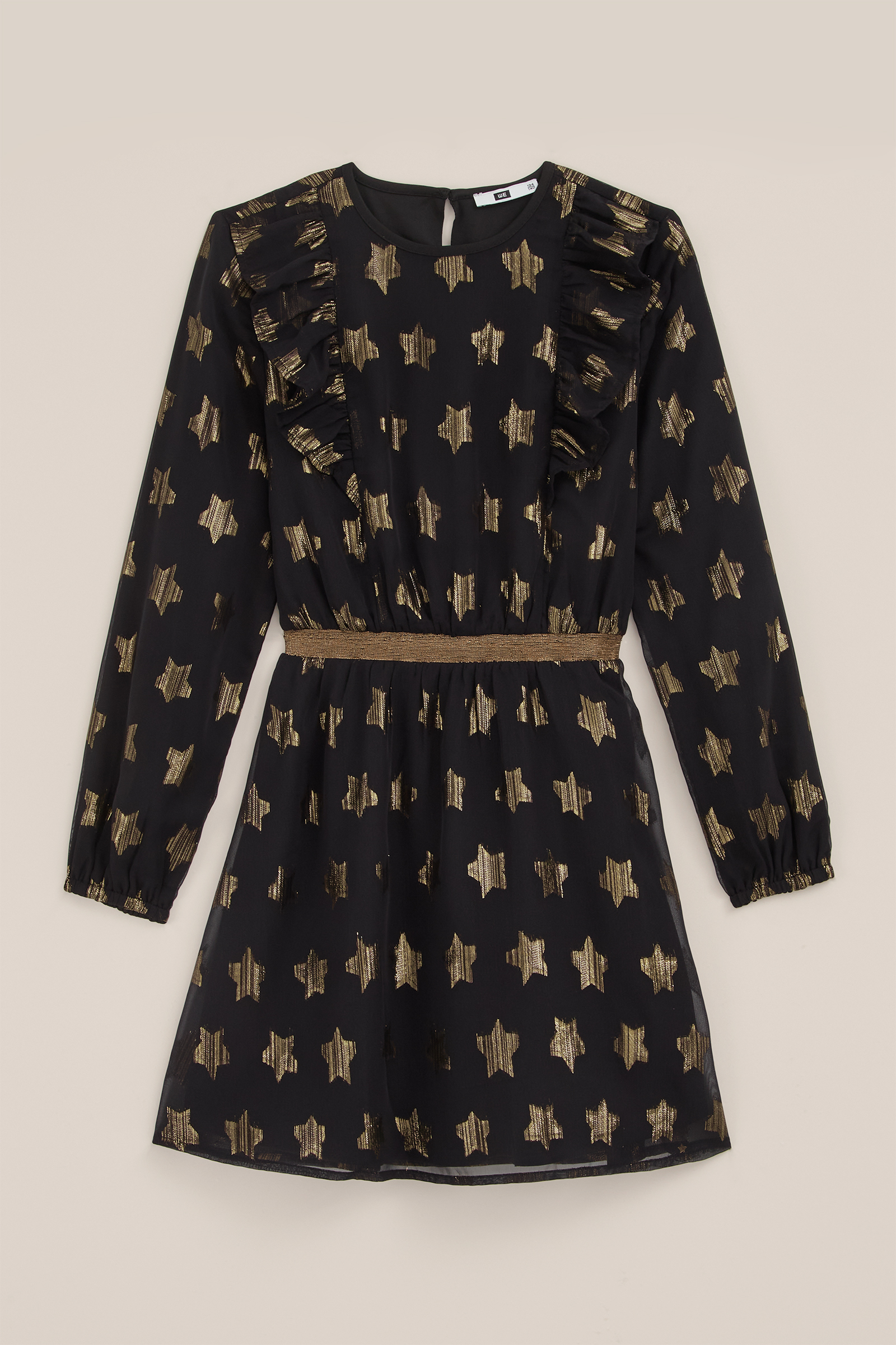 Meisjes jurk WE Fashion Zwart