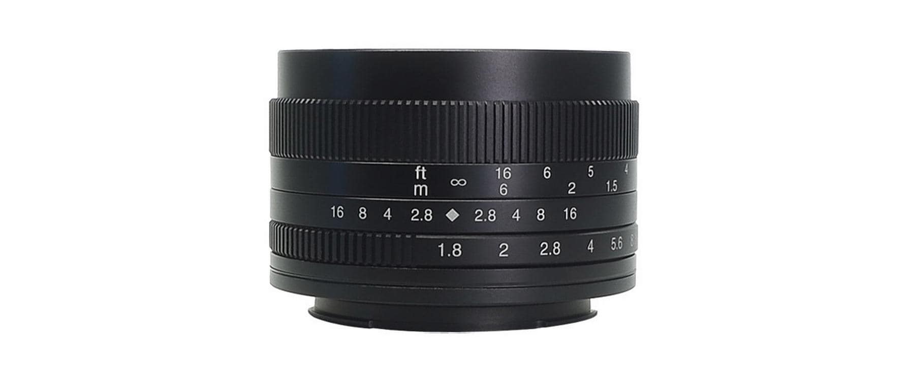 Festbrennweite 50mm F/1.8 – MFTFestbrennweite mit 50 mm Brennweite für APS-C-fähige Kameras