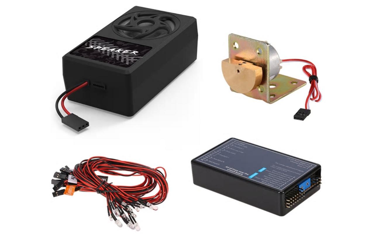 Lastwagen Beleuchtung, Sound und VibrationMultifunktions Modul für Modell LKW mit Sound, Licht und Vibrationen