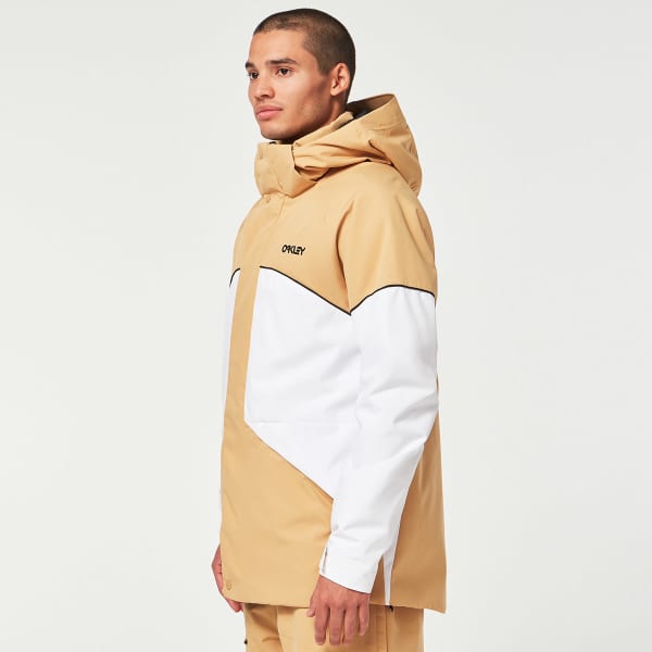 Veste de ski OAKLEY TNP ROTATION RC INSULATED JKT LT CURRY/WHT COLOR BLOCK