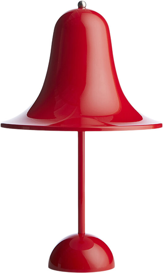 Verpan Pantop Ø18 Portable Table Lamp Bright red