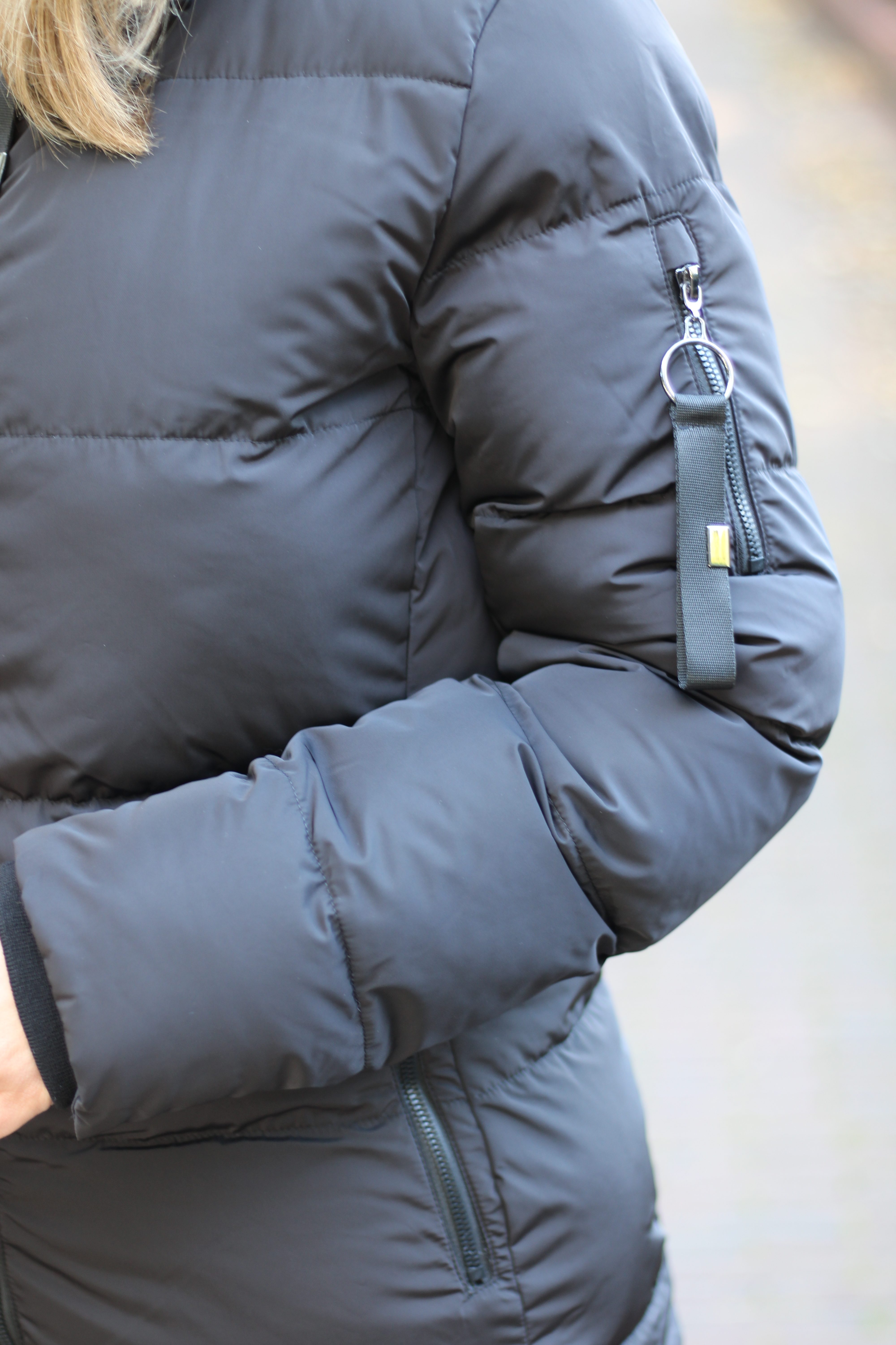 Rino & Pelle - Jade Long Padded Hooded Coat - Black