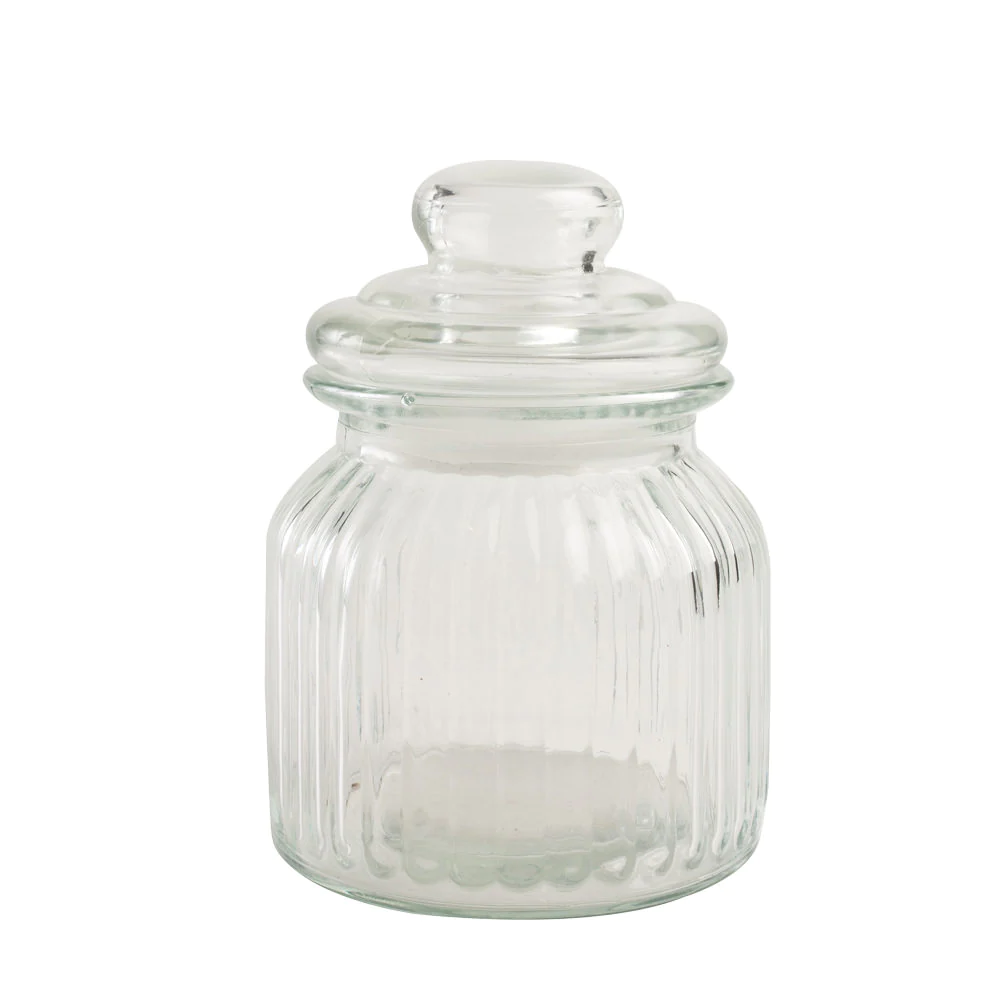 Bocal hauteur 15 cm Optic en verre T&G Woodware