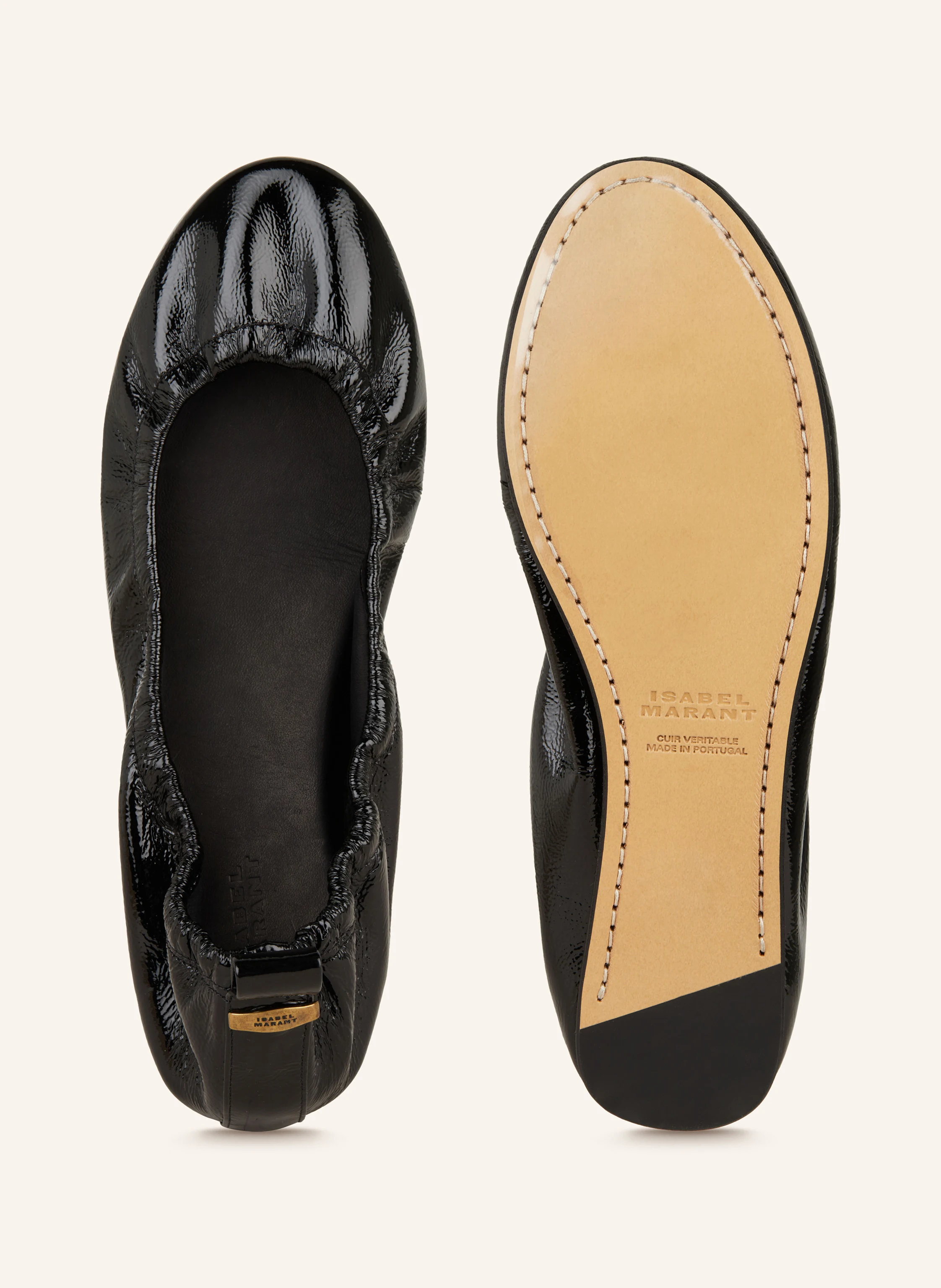 ISABEL MARANT Lack-Ballerinas BELNA