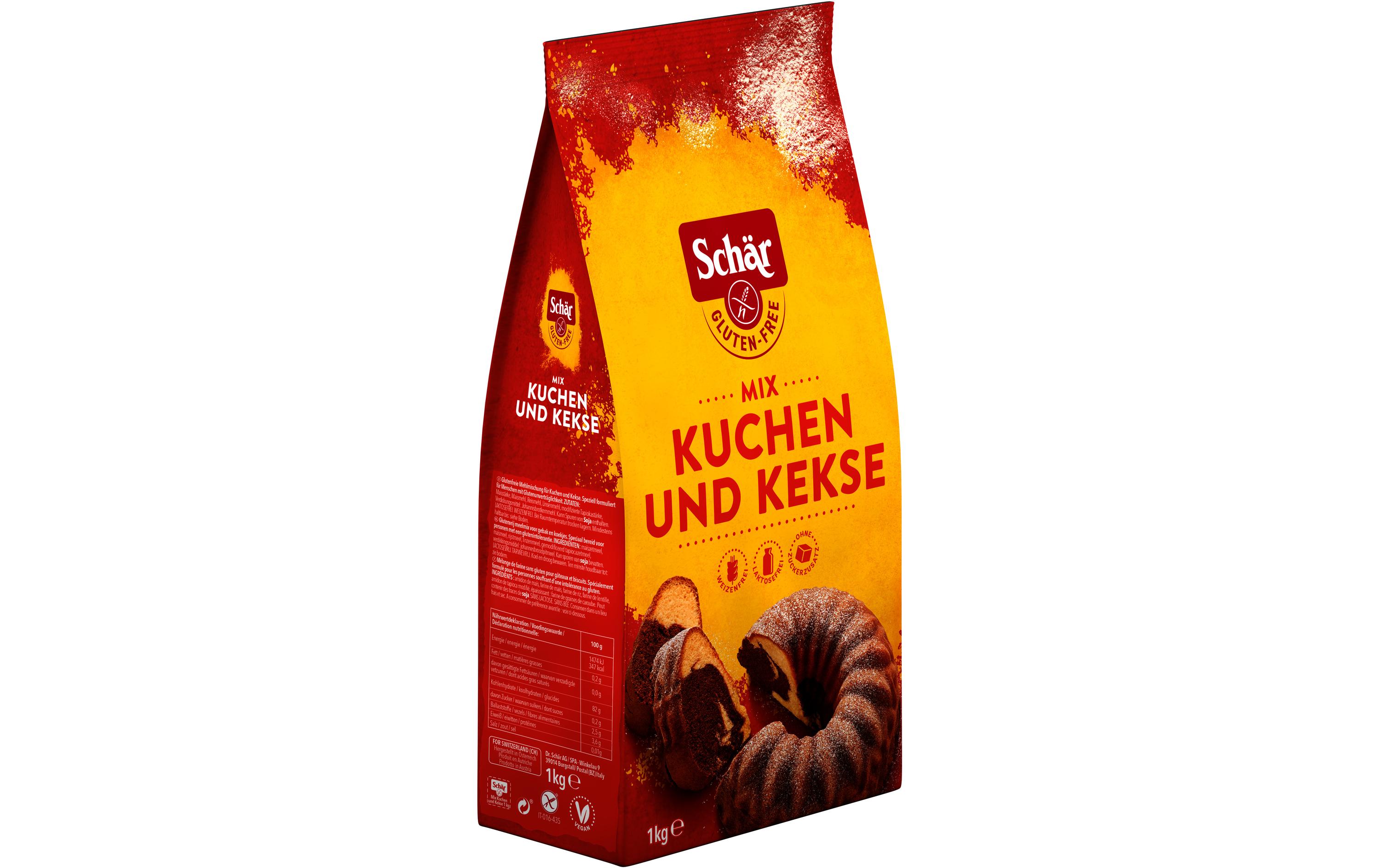 Kuchenmehlmischung Mix glutenfrei 1 kgMehlmischung für Kuchen und Kekse