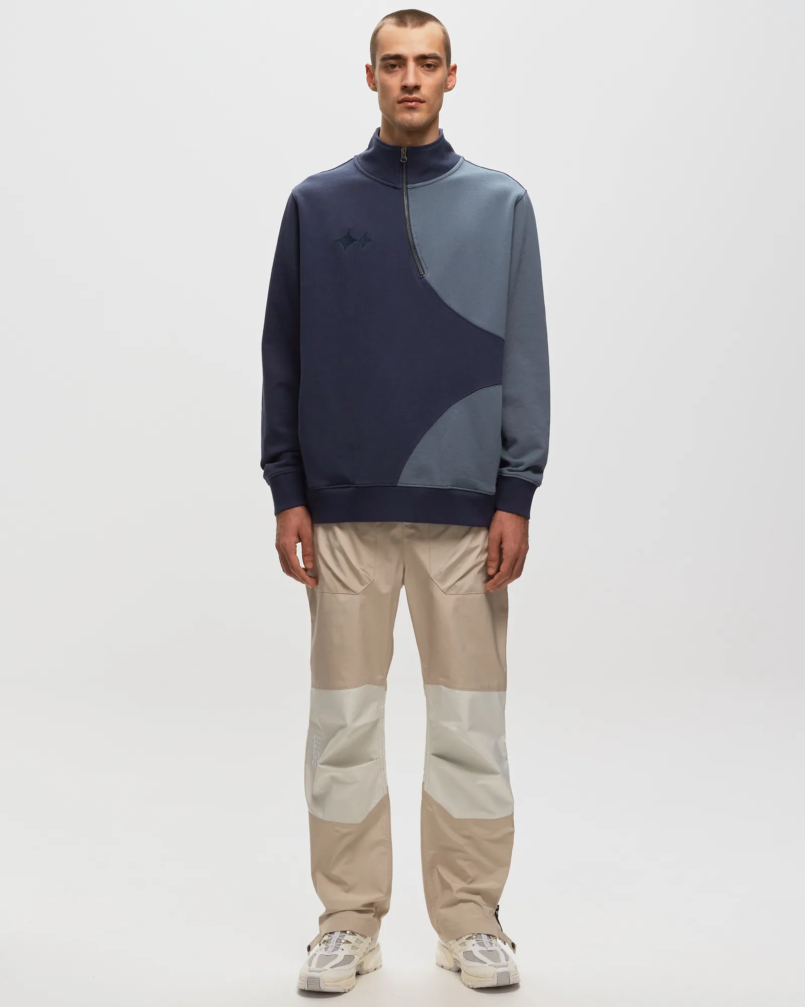 BSTN Brand Two Tone Halfzip