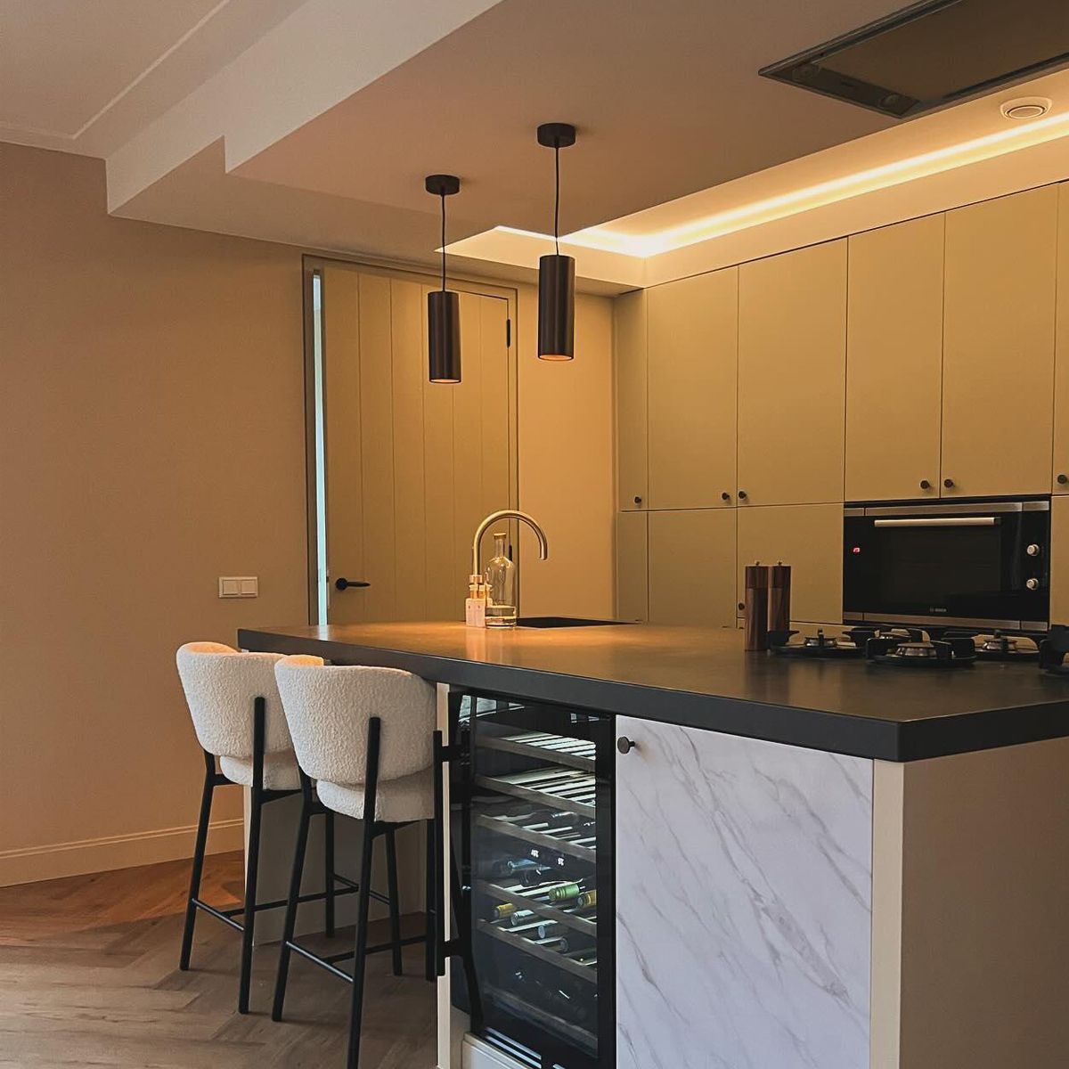 Design hanglamp donkerbrons GU10 50mm - Tubo