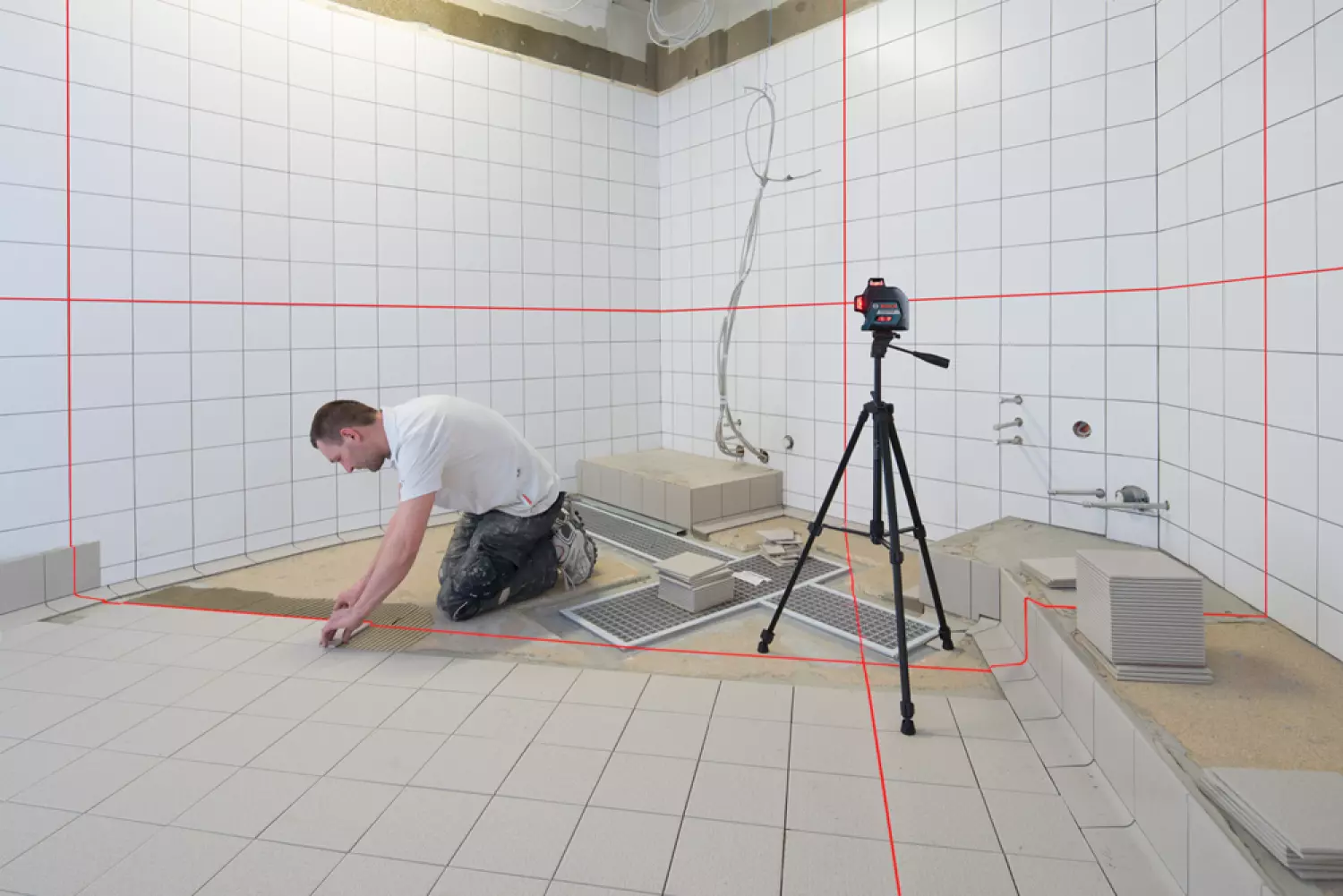 Bosch GLL 3-80 Kruislijnlaser in koffer - 40m