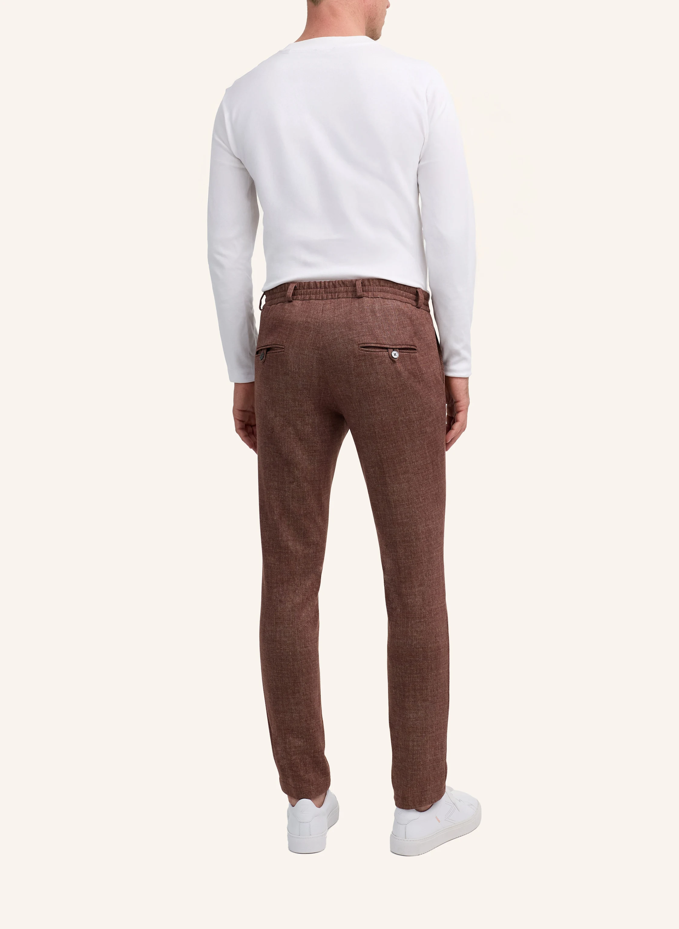 ZUITABLE Anzughose DISPARTAFLEX Slim Fit aus Jersey