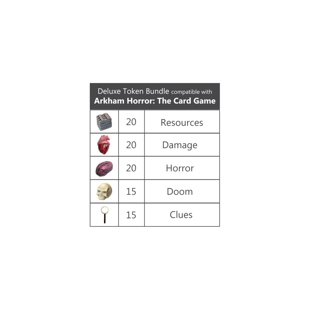 Deluxe Token Bundle Arkham Horror : The Card Game