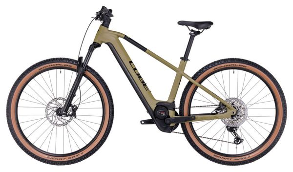 VTT Électrique Semi-Rigide Cube Reaction Hybrid Race 625 Shimano Deore/XT 12V 625 Wh 29'' Vert Olive