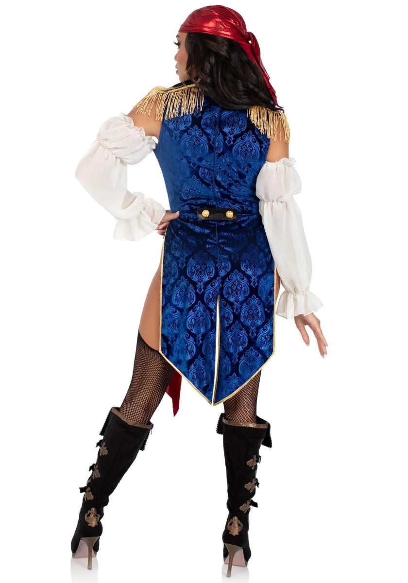 Piratenpak Dames Bodysuit Leg Avenue
