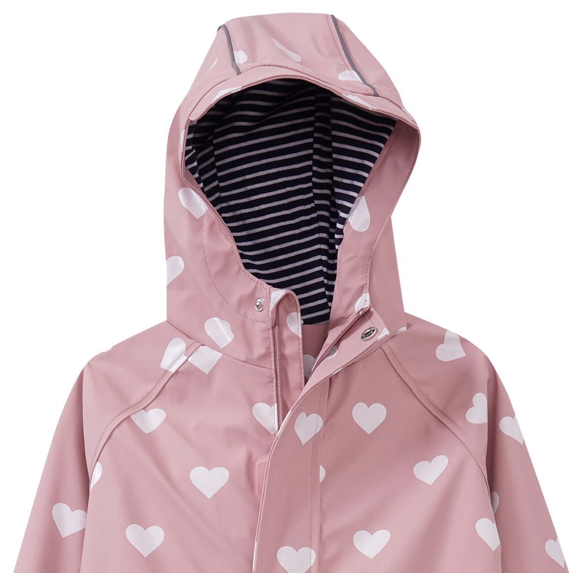Yigga Mädchen Regenjacke mit Beschichtung rosa