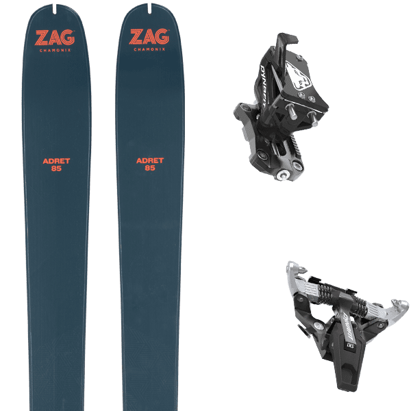 Pack ski de randonnée ZAG ADRET 85 LADY + Fix