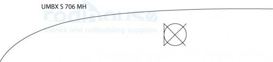 Blank UMBX-S706MH 2.28 m 7/20 Grs