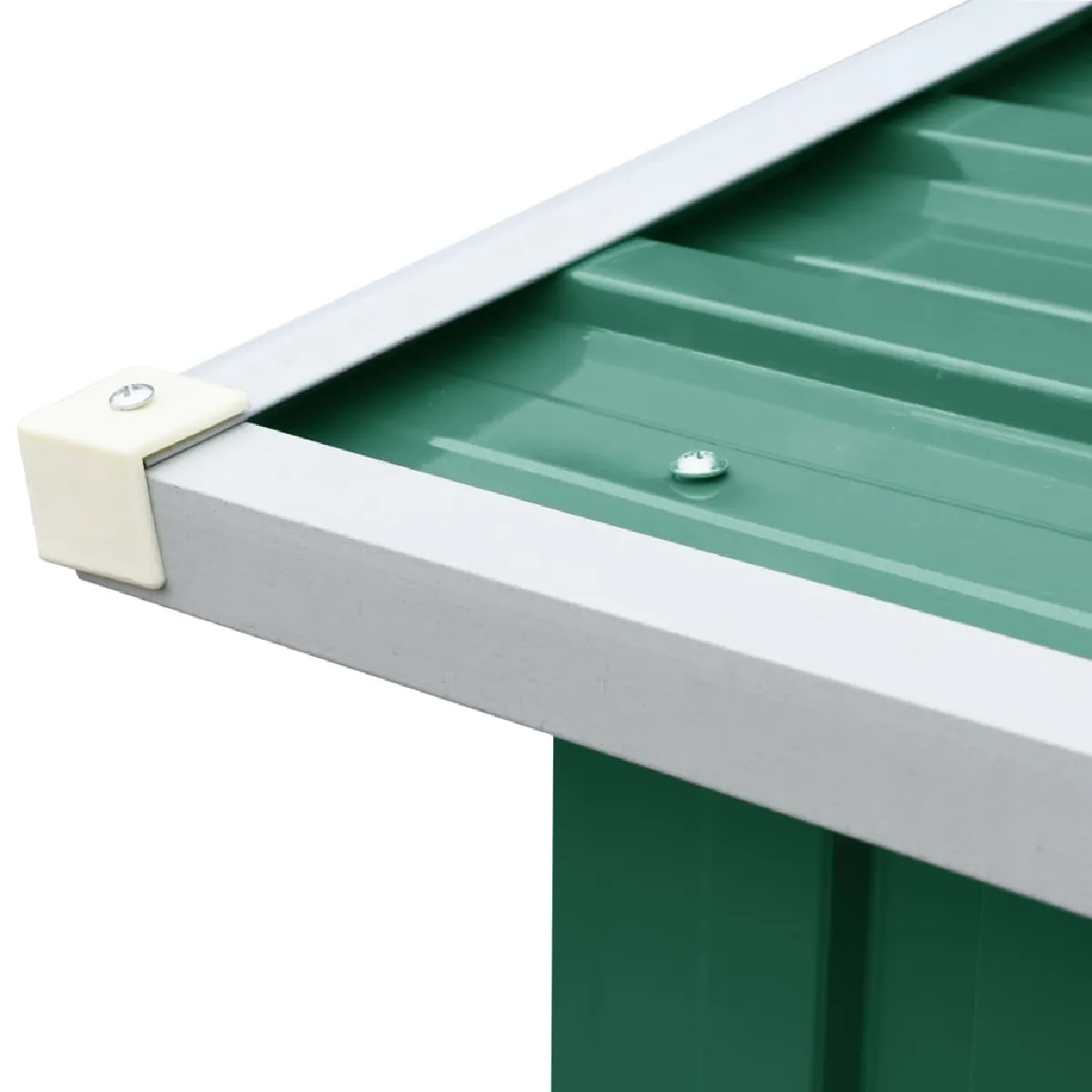 vidaXL Abri de stockage de bois - Vert
