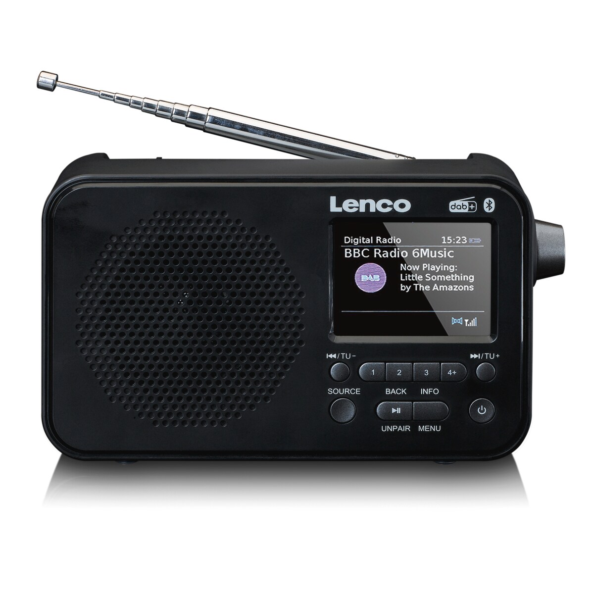 LENCO PDR-036BK - DAB+/FM-Radio mit Bluetooth® - schwarz