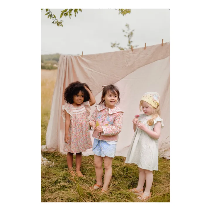 Louise Misha Short Asya Broderie Anglaise | Bleu ciel